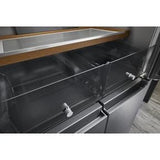 19.4 cu. ft. 36-inch wide Counter-Depth 4-Door Refrigerator with PrintShield(TM) Finish - (KRQC506MPS) - KITCHENAID