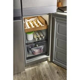 19.4 cu. ft. 36-inch wide Counter-Depth 4-Door Refrigerator with PrintShield(TM) Finish - (KRQC506MPS) - KITCHENAID