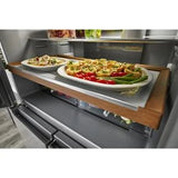 19.4 cu. ft. 36-inch wide Counter-Depth 4-Door Refrigerator with PrintShield(TM) Finish - (KRQC506MPS) - KITCHENAID