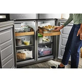 19.4 cu. ft. 36-inch wide Counter-Depth 4-Door Refrigerator with PrintShield(TM) Finish - (KRQC506MPS) - KITCHENAID