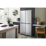 19.4 cu. ft. 36-inch wide Counter-Depth 4-Door Refrigerator with PrintShield(TM) Finish - (KRQC506MPS) - KITCHENAID