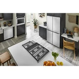 19.4 cu. ft. 36-inch wide Counter-Depth 4-Door Refrigerator with PrintShield(TM) Finish - (KRQC506MPS) - KITCHENAID