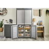 19.4 cu. ft. 36-inch wide Counter-Depth 4-Door Refrigerator with PrintShield(TM) Finish - (KRQC506MPS) - KITCHENAID