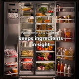 20.8 Cu. Ft. Counter-Depth Side-by-Side Refrigerator with Exterior Ice and Water Dispenser in Juniper - (KRSC536RJP)