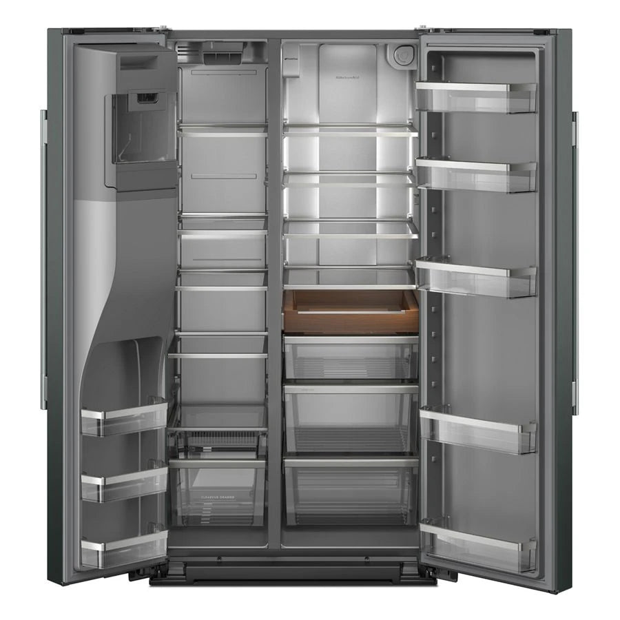 20.8 Cu. Ft. Counter-Depth Side-by-Side Refrigerator with Exterior Ice and Water Dispenser in Juniper - (KRSC536RJP)