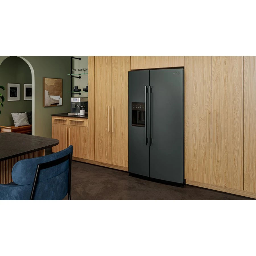 20.8 Cu. Ft. Counter-Depth Side-by-Side Refrigerator with Exterior Ice and Water Dispenser in Juniper - (KRSC536RJP)