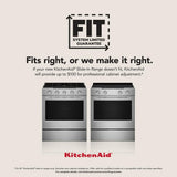 30-Inch 5-Burner Dual Fuel Convection Slide-In Range with Baking Drawer - (KSDB900ESS) - KITCHENAID