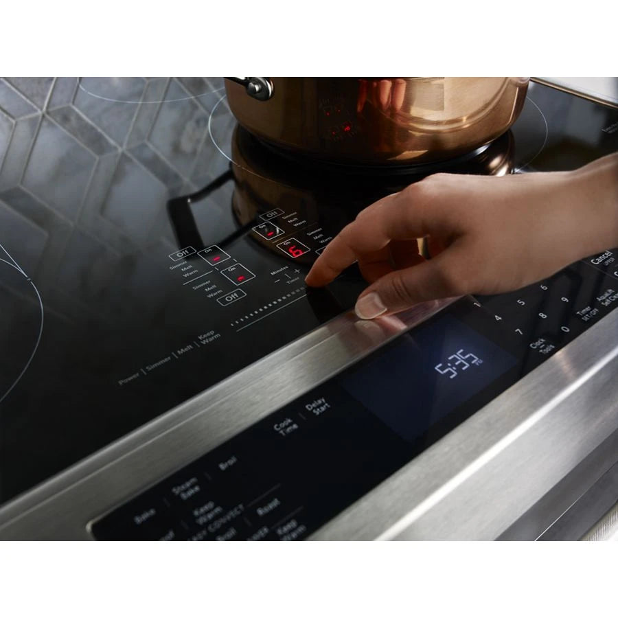 30-Inch 5-Element Electric Convection Slide-In Range with Baking Drawer - (KSEB900ESS) - KITCHENAID