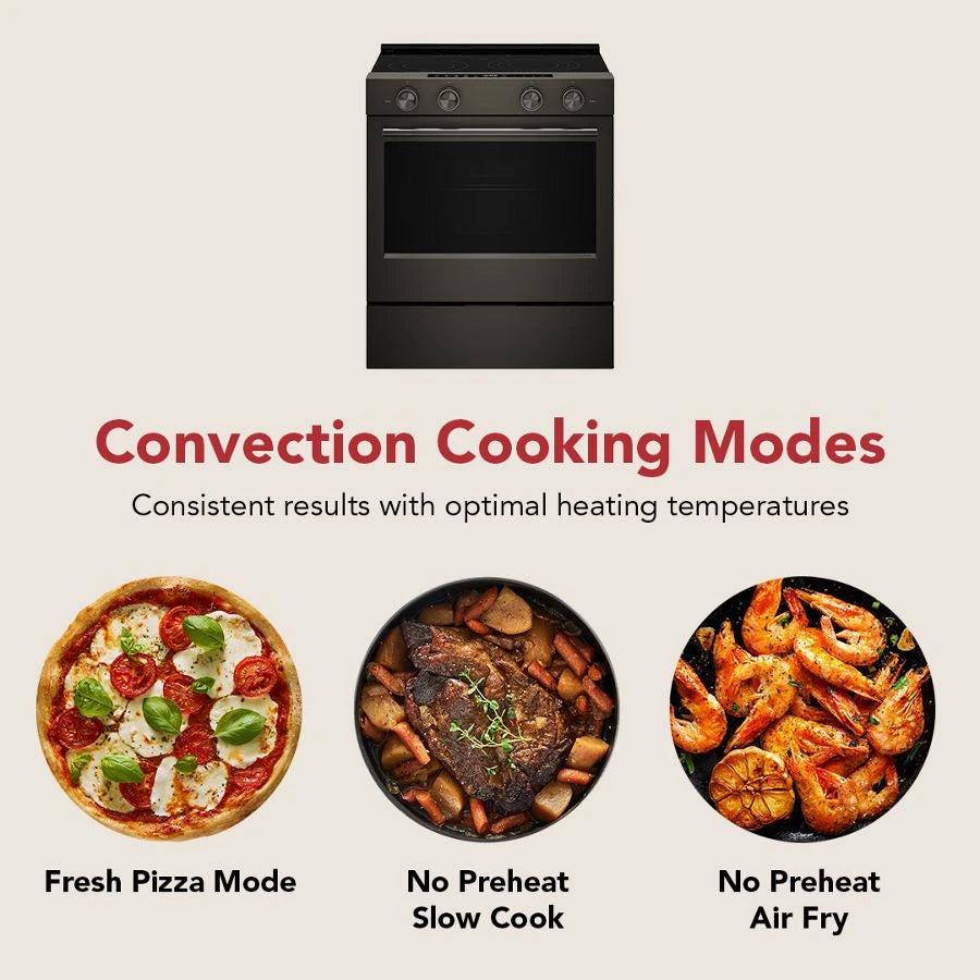 30" 5-Element Electric Slide-In Convection Range - (KSES530SBE)
