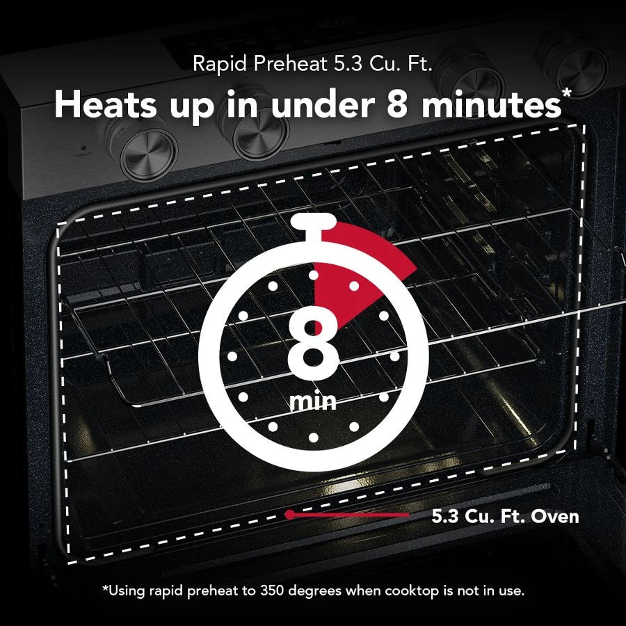 30" 5-Element Electric Slide-In Convection Range - (KSES530SBE)