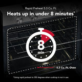 30" 5-Element Electric Slide-In Convection Range - (KSES530SBE)