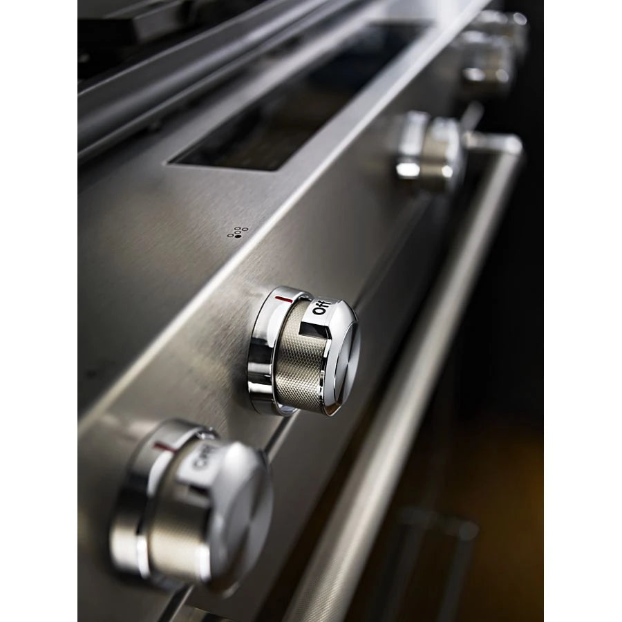 30-Inch 5 Burner Gas Convection Slide-In Range with Baking Drawer - (KSGB900ESS) - KITCHENAID