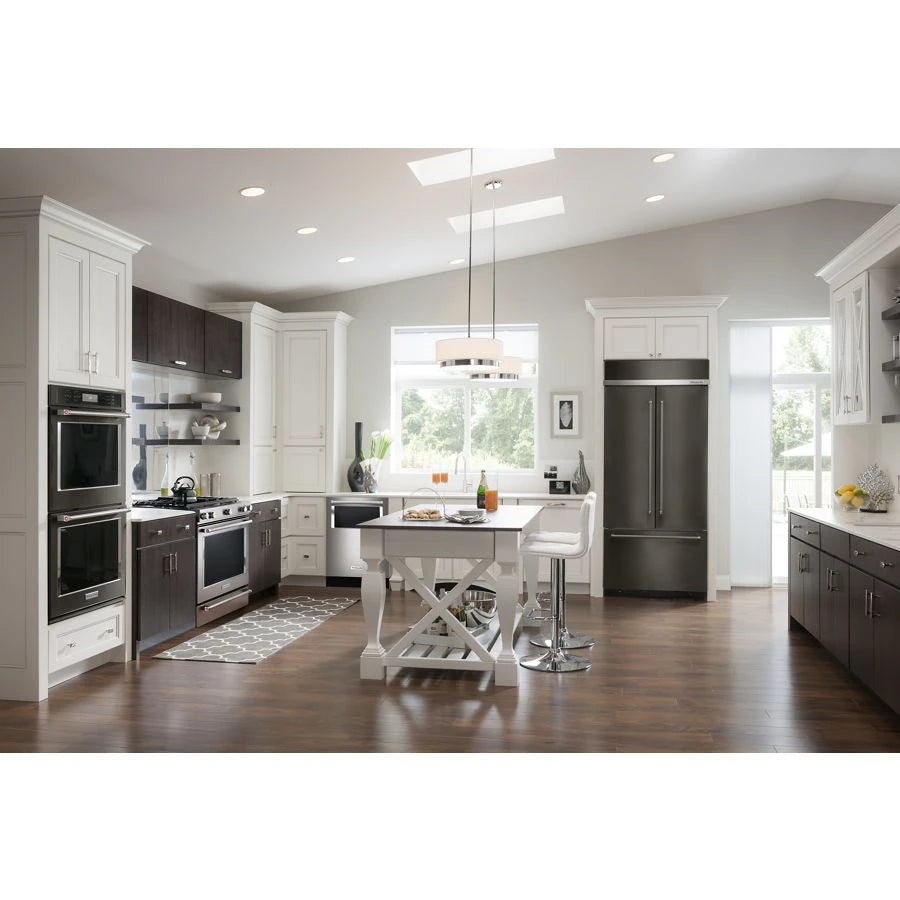 30-Inch 5 Burner Gas Convection Slide-In Range with Baking Drawer - (KSGB900ESS) - KITCHENAID