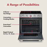 30" 5-Burner Gas Slide-In Convection Range - (KSGS330SPS)