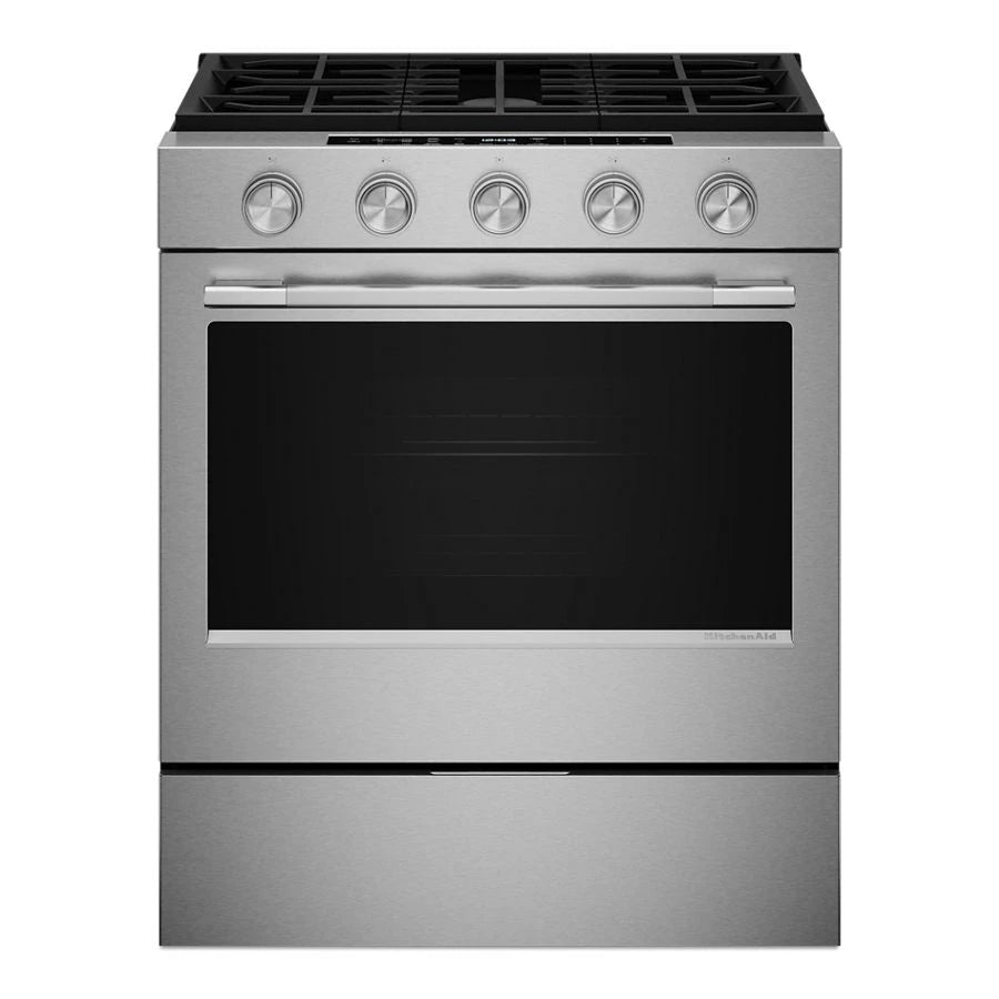 30" 5-Burner Gas Slide-In Convection Range - (KSGS530SPS)