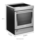 30-Inch 4-Element Induction Slide-In Convection Range with Air Fry - (KSIS730PSS) - KITCHENAID