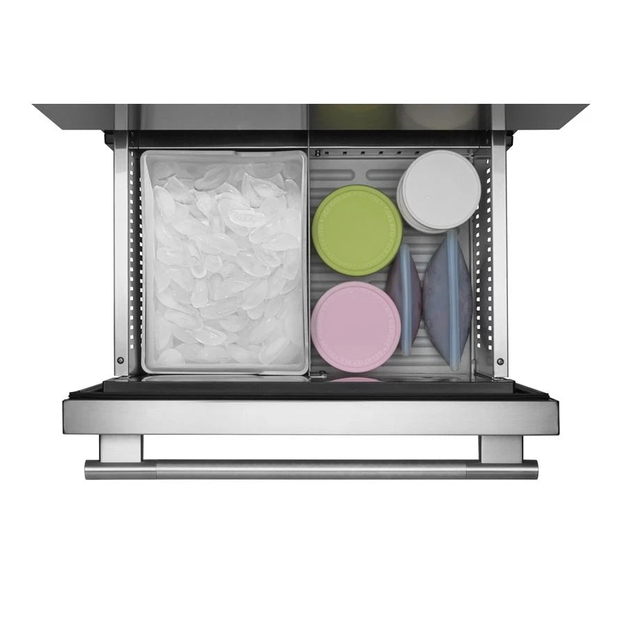 24" Stainless Steel Undercounter Double-Drawer Refrigerator/Freezer - (KUCT524SSB)