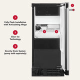 15'' Automatic Ice Maker - (KUIX315SPS)