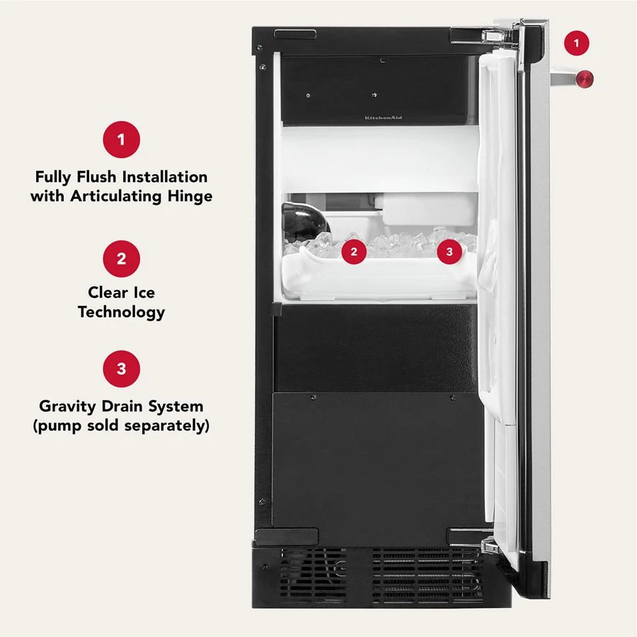 15'' Automatic Ice Maker - (KUIX515SBE)