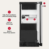 15″ Automatic Ice Maker - (KUIX515SJP)