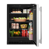 24" Undercounter Refrigerator with Stainless Steel Door - (KURR124SSB)