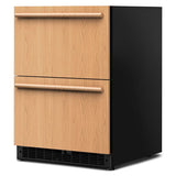 24" Panel-Ready Undercounter Double-Drawer Refrigerator - (KURT524SPA)