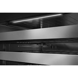 24" Undercounter Wine Cellar with Full-Extension Metal-Front Racks - (KUWL324SSB)