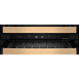 24" Undercounter Wine Cellar with Full-Extension Wood-Front Racks - (KUWL524SPS)
