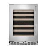 24" Undercounter Wine Cellar with Full-Extension Wood-Front Racks - (KUWL524SPS)