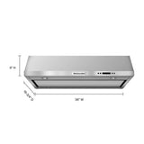 36'' Under-the-Cabinet, 4-Speed System - (KVUB606DSS) - KITCHENAID
