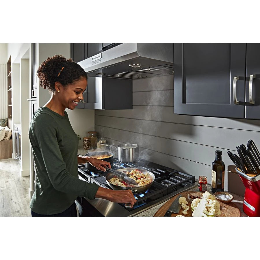30" 585 CFM Motor Class Commercial-Style Under-Cabinet Range Hood System - (KVUC600KSS) - KITCHENAID