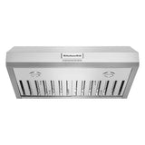 30" 585 CFM Motor Class Commercial-Style Under-Cabinet Range Hood System - (KVUC600KSS) - KITCHENAID