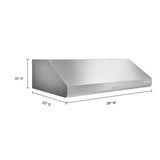 36" 585 CFM Motor Class Commercial-Style Under-Cabinet Range Hood System - (KVUC606KSS) - KITCHENAID