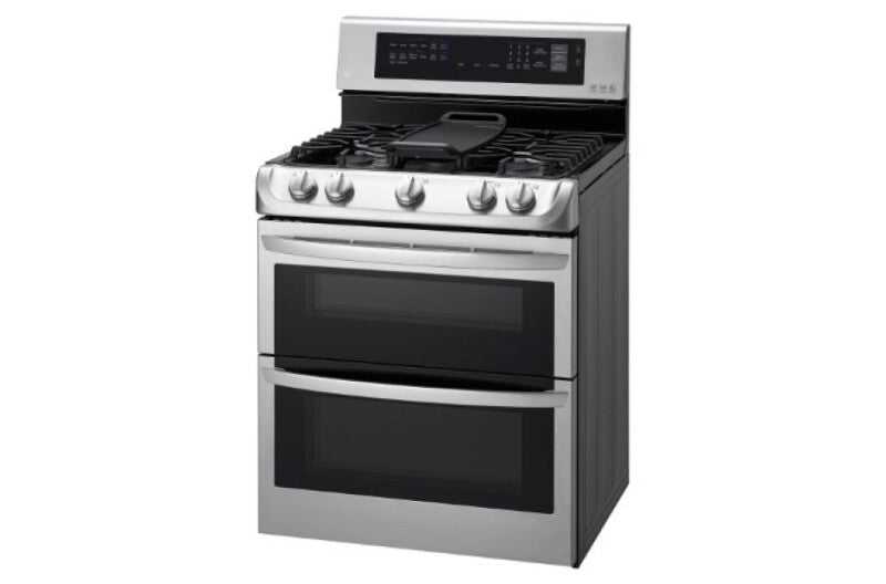 6.9 cu. ft. Gas Double Oven Range with ProBake Convection®, EasyClean® and Gliding Rack - (LDG4315ST)