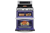 6.9 cu. ft. Gas Double Oven Range with ProBake Convection®, EasyClean® and Gliding Rack - (LDG4315ST)