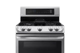 6.9 cu. ft. Gas Double Oven Range with ProBake Convection®, EasyClean® and Gliding Rack - (LDG4315ST)