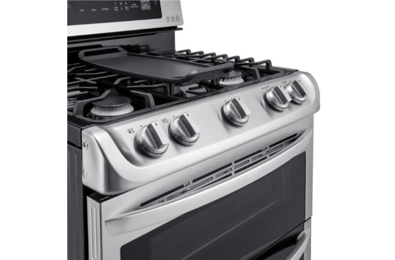 6.9 cu. ft. Gas Double Oven Range with ProBake Convection®, EasyClean® and Gliding Rack - (LDG4315ST)