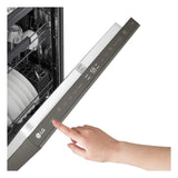 24" Top Control Dishwasher, FlushFit, 1-Hour Wash & Dry, QuadWash Pro, Pocket Handle - (LDNPM545D)