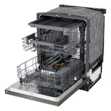24" Top Control Dishwasher, FlushFit, 1-Hour Wash & Dry, QuadWash Pro, Pocket Handle - (LDNPM545D)