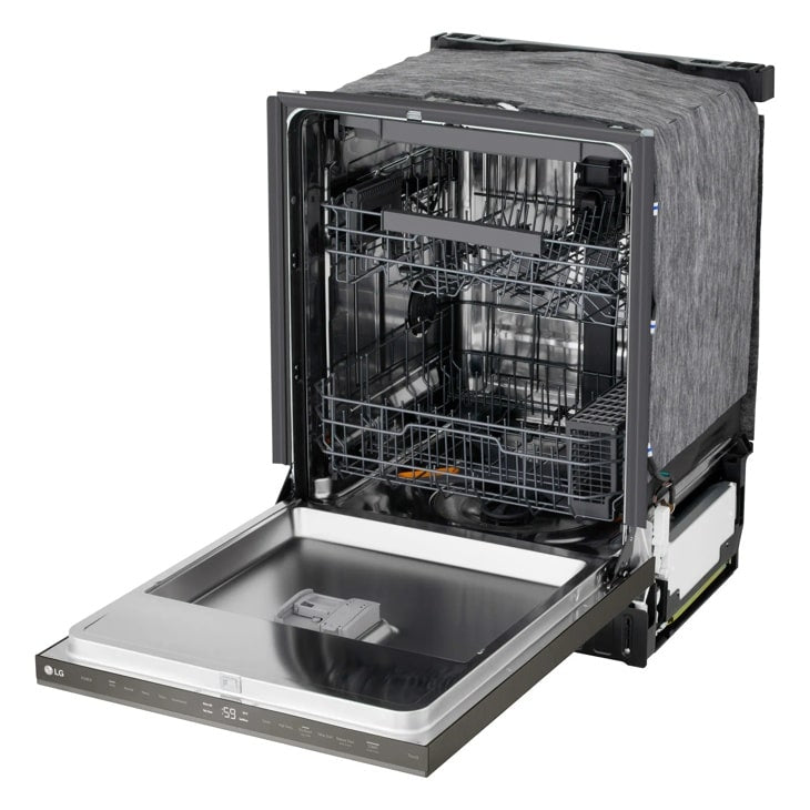 24" Top Control Dishwasher, FlushFit, 1-Hour Wash & Dry, QuadWash Pro, Pocket Handle - (LDNPM545D)