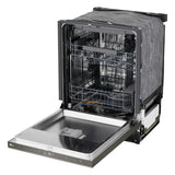 24" Top Control Dishwasher, FlushFit, 1-Hour Wash & Dry, QuadWash Pro, Pocket Handle - (LDNPM545D)