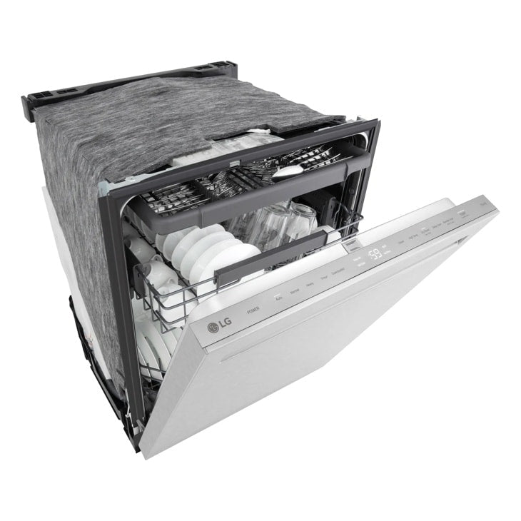 24" Top Control Dishwasher, FlushFit, 1-Hour Wash & Dry, QuadWash Pro, Pocket Handle - (LDNPM545S)