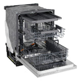 24" Top Control Dishwasher, FlushFit, 1-Hour Wash & Dry, QuadWash Pro, Pocket Handle - (LDNPM545S)