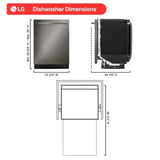 built-in dishwasher, top control - (LDNTH753D)
