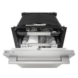 Smart Hidden Top Control Dishwasher with 1-Hour Wash & Dry, QuadWash® Pro, TrueSteam® and Dynamic Heat Dry™ w/AutoVent Dry™ - (LDNTH862S)