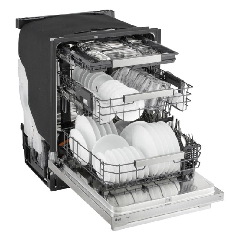 Smart Hidden Top Control Dishwasher with 1-Hour Wash & Dry, QuadWash® Pro, TrueSteam® and Dynamic Heat Dry™ w/AutoVent Dry™ - (LDNTH862S)