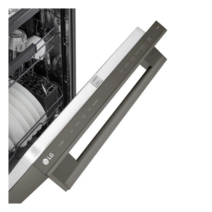 24" Top Control Dishwasher, FlushFit, 1-Hour Wash & Dry, QuadWash Pro, Towel Bar Handle - (LDNTM545D)