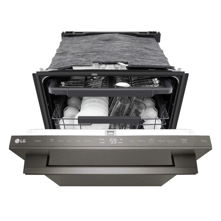24" Top Control Dishwasher, FlushFit, 1-Hour Wash & Dry, QuadWash Pro, Towel Bar Handle - (LDNTM545D)
