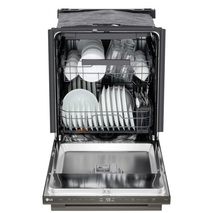 24" Top Control Dishwasher, FlushFit, 1-Hour Wash & Dry, QuadWash Pro, Towel Bar Handle - (LDNTM545D)