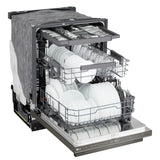 24" Top Control Dishwasher, FlushFit, 1-Hour Wash & Dry, QuadWash Pro, Towel Bar Handle - (LDNTM545D)